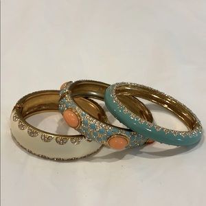 Stella & Dot bangles - set of 3